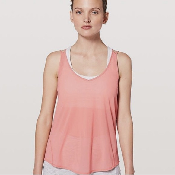 Lululemon Such a Cinch Tank Top Light Coral - Picture 5 of 6